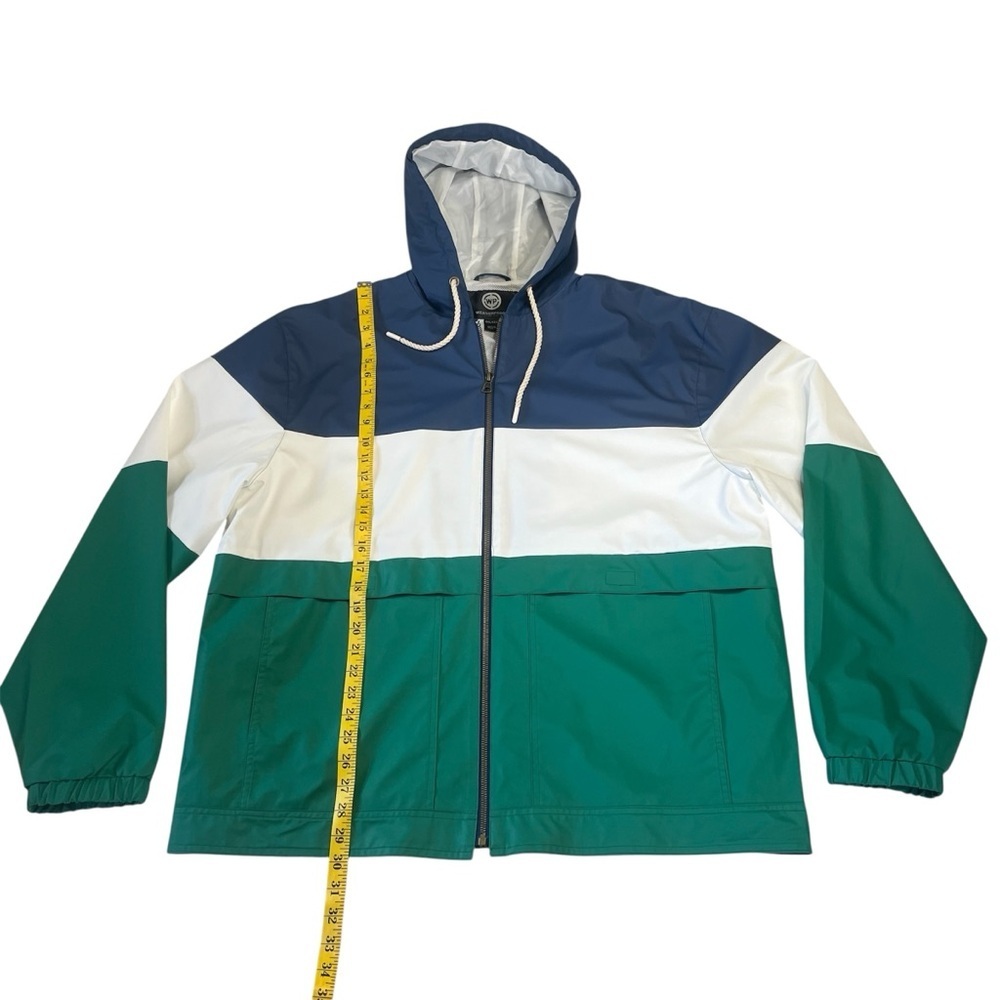 Weatherproof Vintage Color Block Water Resistant Zip Up Rain Jacket Size XXL - Picture 7 of 9